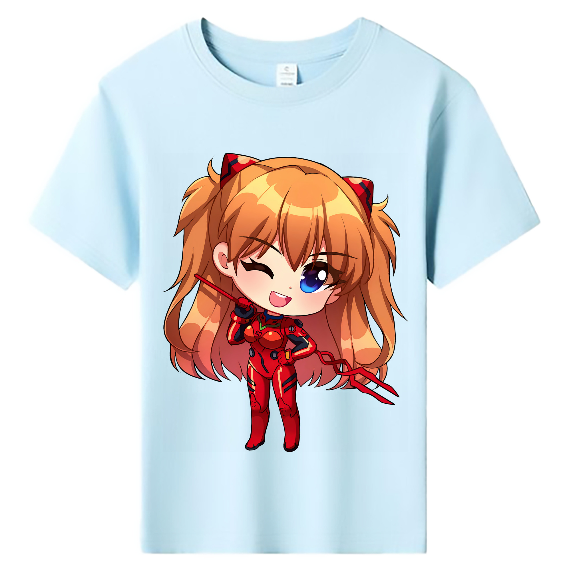 （画像用） EVA 新世紀エヴァンゲリオン 綿100％キッズTシャツ（フロントプリント）
